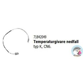 Temperaturgivare nedfall typ K, CN6